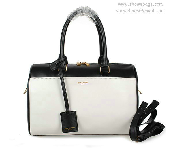 YSL duffle bag 314704 white&black